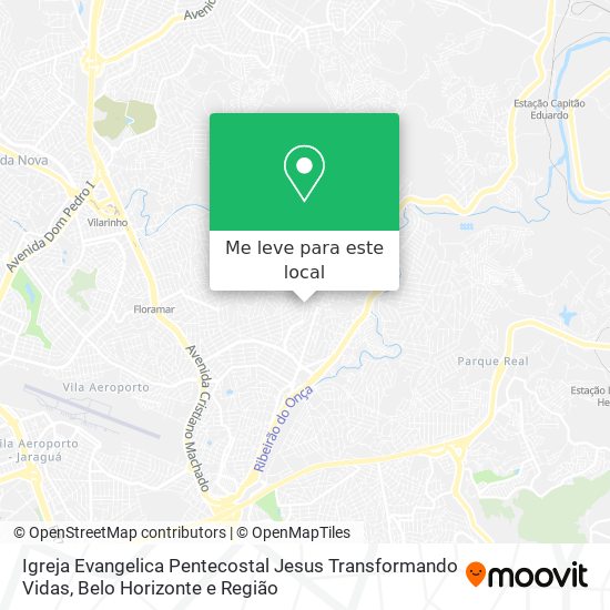 Igreja Evangelica Pentecostal Jesus Transformando Vidas mapa