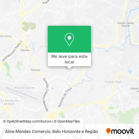 Aline Mendes Comercio mapa