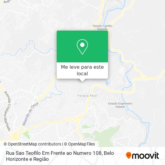 Rua Sao Teofilo Em Frente ao Numero 108 mapa