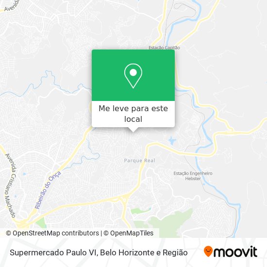 Supermercado Paulo VI mapa