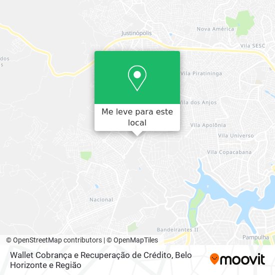 Wallet Cobrança e Recuperação de Crédito mapa