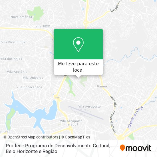 Prodec - Programa de Desenvolvimento Cultural mapa