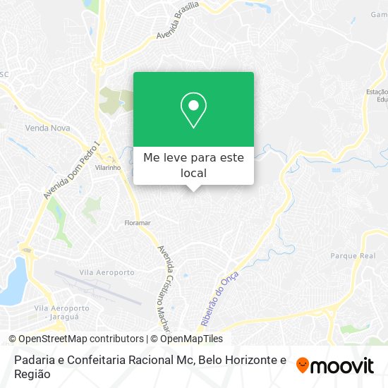 Padaria e Confeitaria Racional Mc mapa