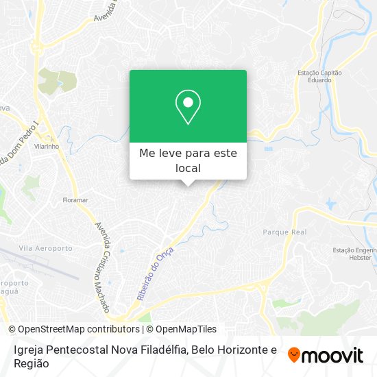 Igreja Pentecostal Nova Filadélfia mapa