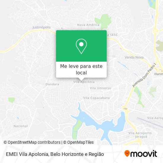 EMEI Vila Apolonia mapa