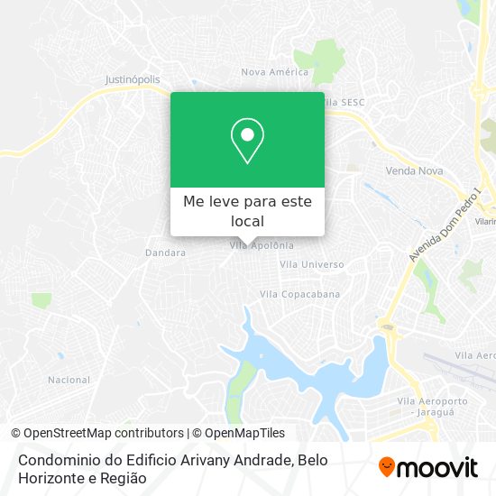 Condominio do Edificio Arivany Andrade mapa