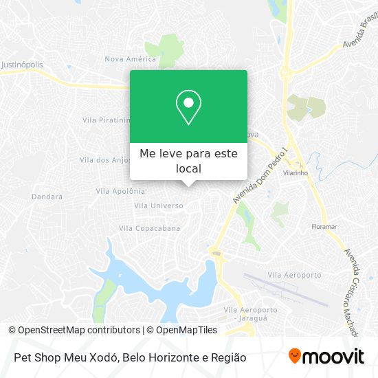 Pet Shop Meu Xodó mapa