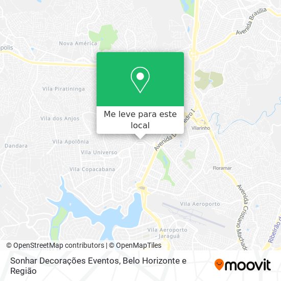 Sonhar Decorações Eventos mapa