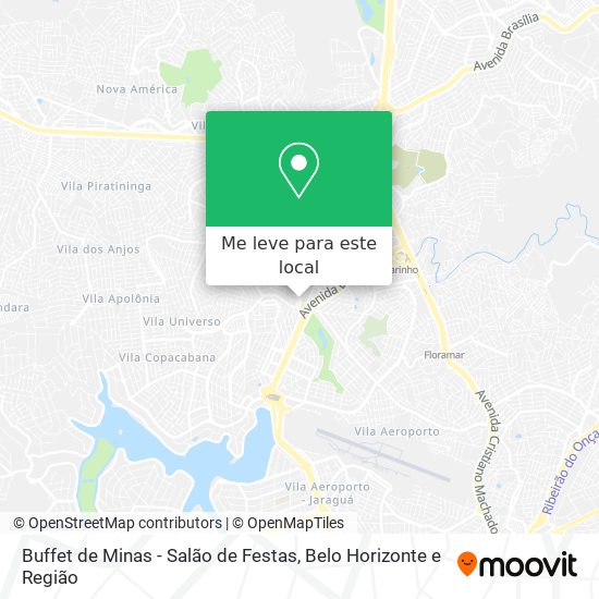 Buffet de Minas - Salão de Festas mapa