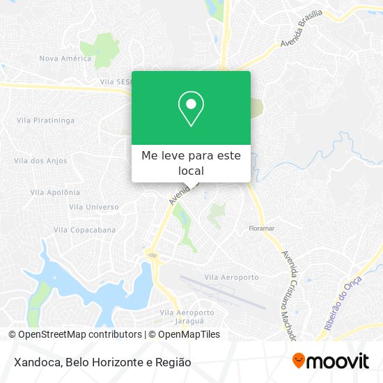 Xandoca mapa