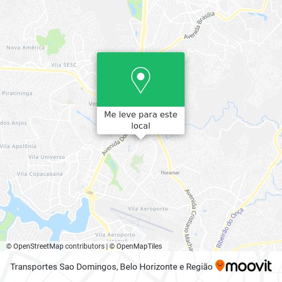 Transportes Sao Domingos mapa