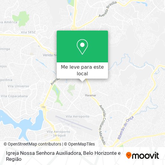 Igreja Nossa Senhora Auxiliadora mapa