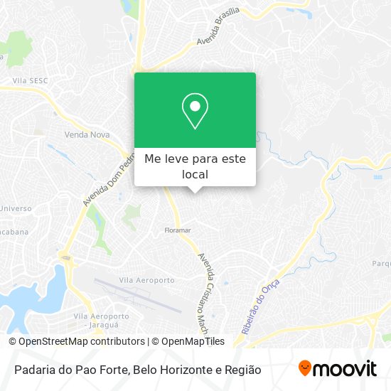 Padaria do Pao Forte mapa