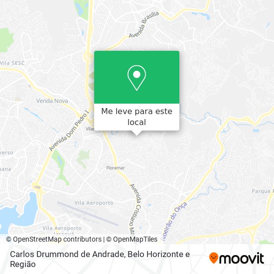 Carlos Drummond de Andrade mapa