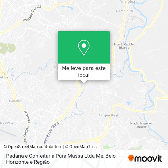 Padaria e Confeitaria Pura Massa Ltda Me mapa