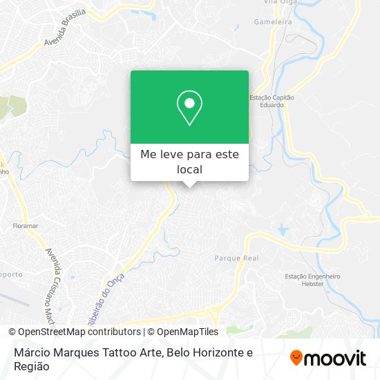 Márcio Marques Tattoo Arte mapa