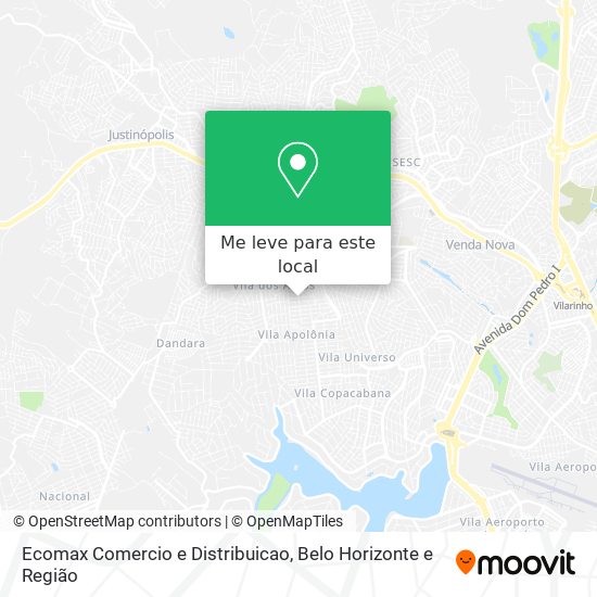 Ecomax Comercio e Distribuicao mapa
