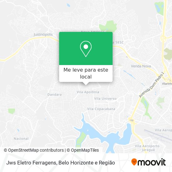 Jws Eletro Ferragens mapa