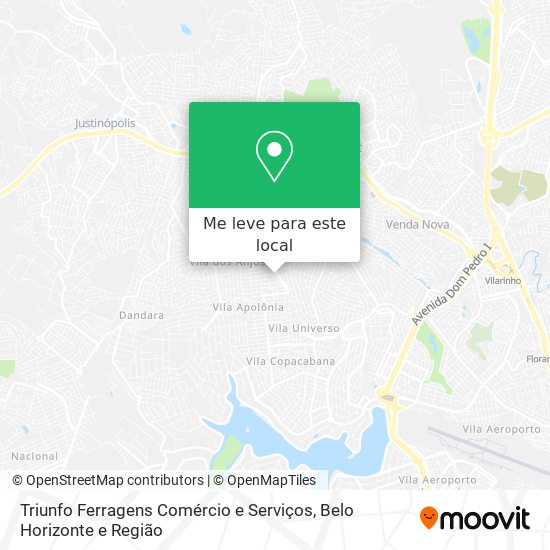 Triunfo Ferragens Comércio e Serviços mapa