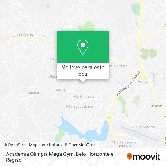 Academia Olimpia Mega Gym mapa