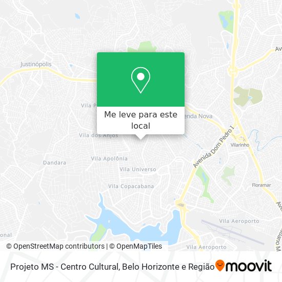 Projeto MS - Centro Cultural mapa