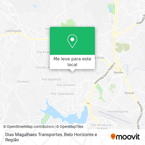 Dias Magalhaes Transportes mapa