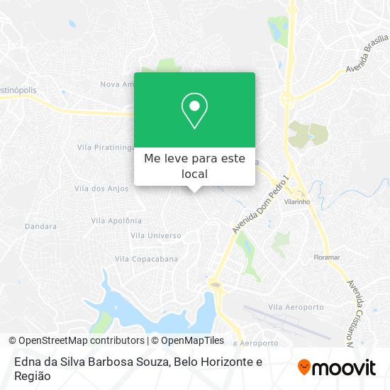 Edna da Silva Barbosa Souza mapa