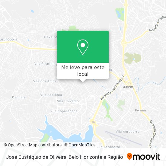 José Eustáquio de Oliveira mapa