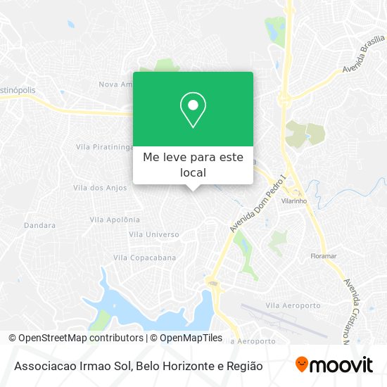 Associacao Irmao Sol mapa