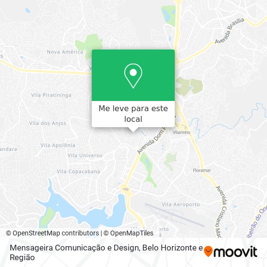 Mensageira Comunicação e Design mapa