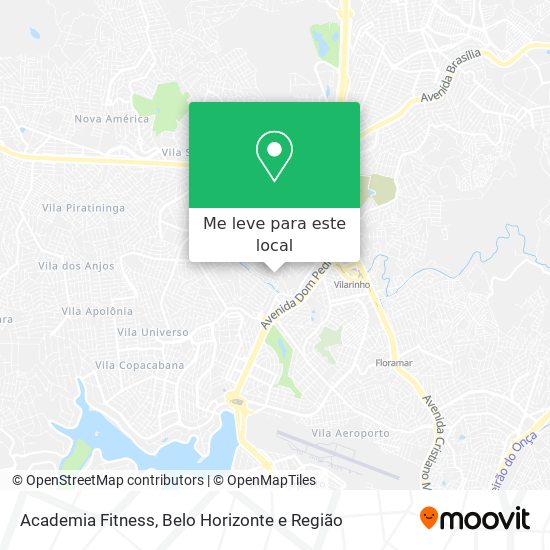 Academia Fitness mapa