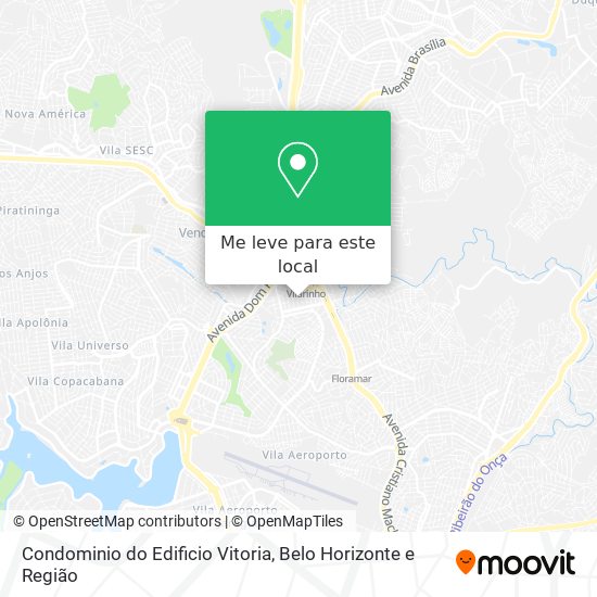 Condominio do Edificio Vitoria mapa