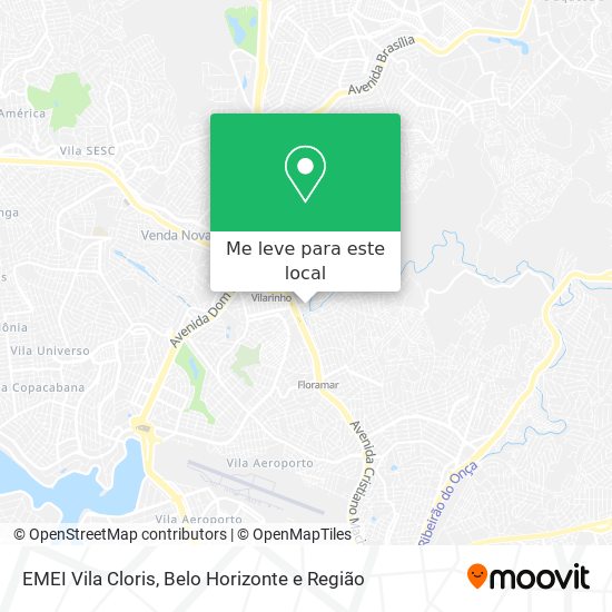 EMEI Vila Cloris mapa