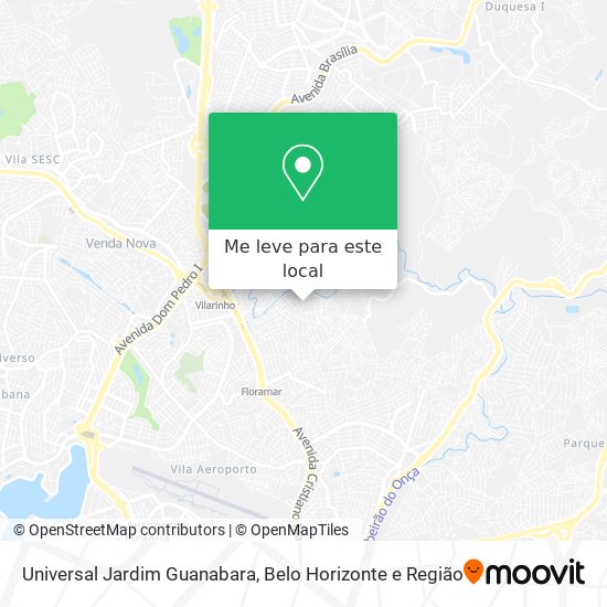 Universal Jardim Guanabara mapa