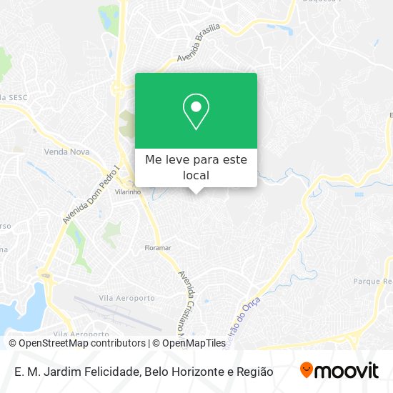 E. M. Jardim Felicidade mapa