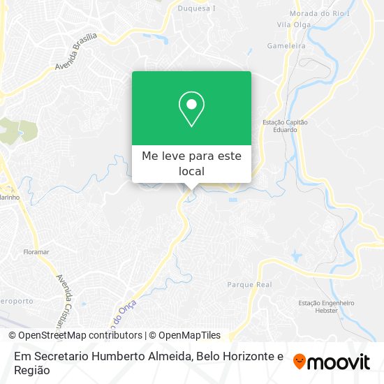 Em Secretario Humberto Almeida mapa