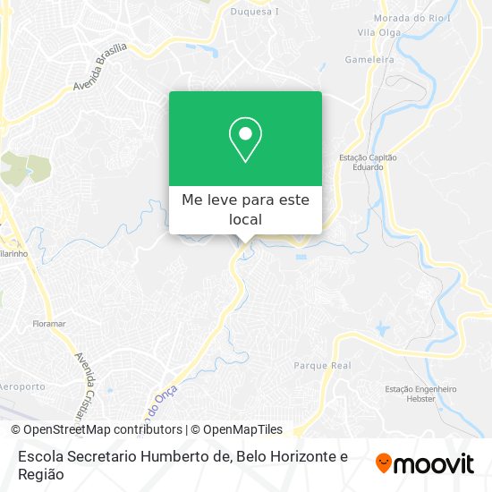 Escola Secretario Humberto de mapa