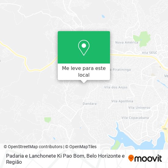 Padaria e Lanchonete Ki Pao Bom mapa