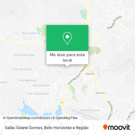 Salão Geane Gomes mapa