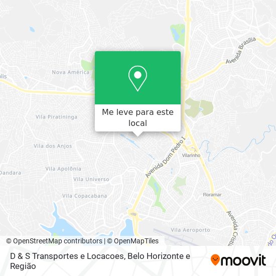 D & S Transportes e Locacoes mapa