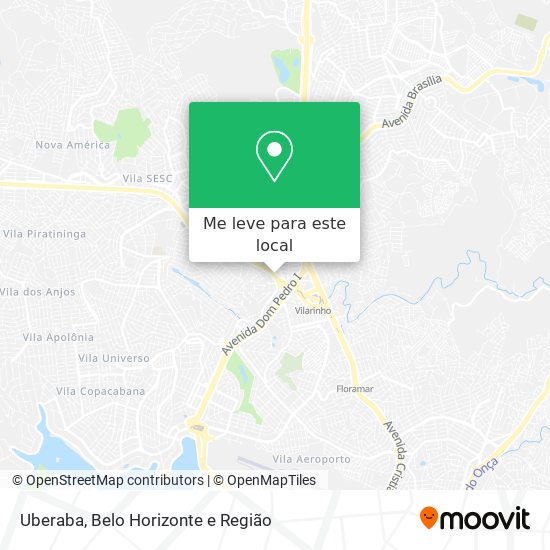 Uberaba mapa