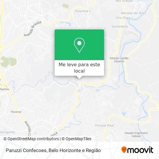 Paruzzi Confecoes mapa