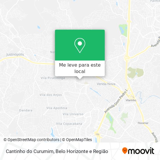 Cantinho do Curumim mapa