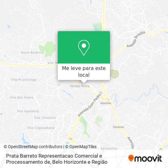 Prata Barreto Representacao Comercial e Processamento de mapa