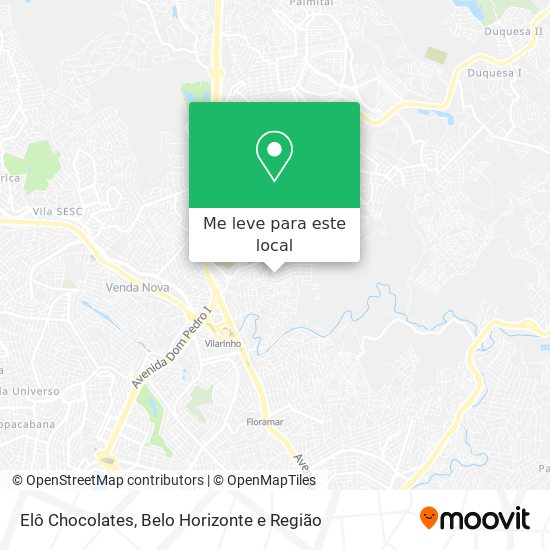 Elô Chocolates mapa