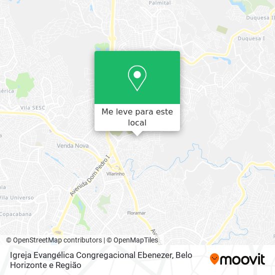 Igreja Evangélica Congregacional Ebenezer mapa