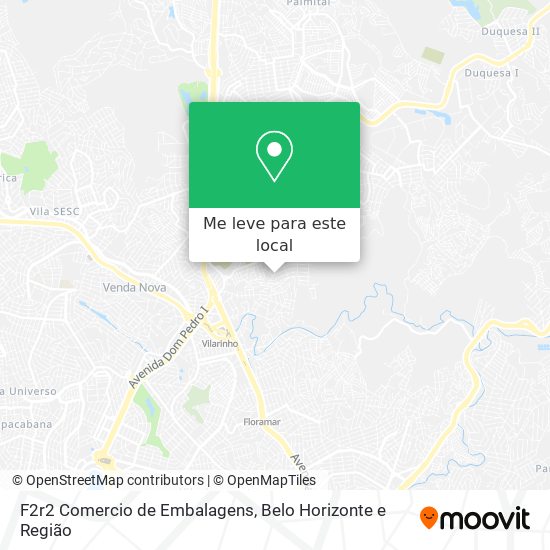 F2r2 Comercio de Embalagens mapa