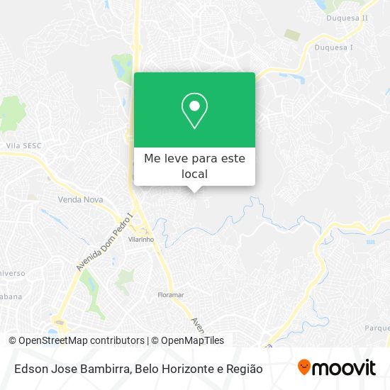 Edson Jose Bambirra mapa