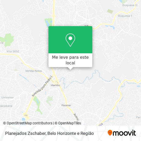Planejados Zschaber mapa