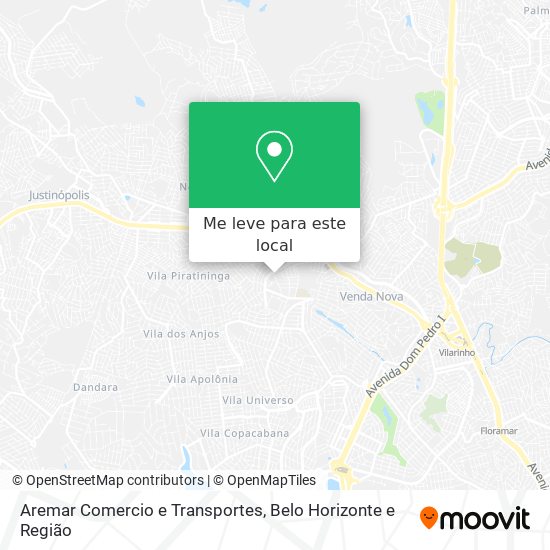 Aremar Comercio e Transportes mapa